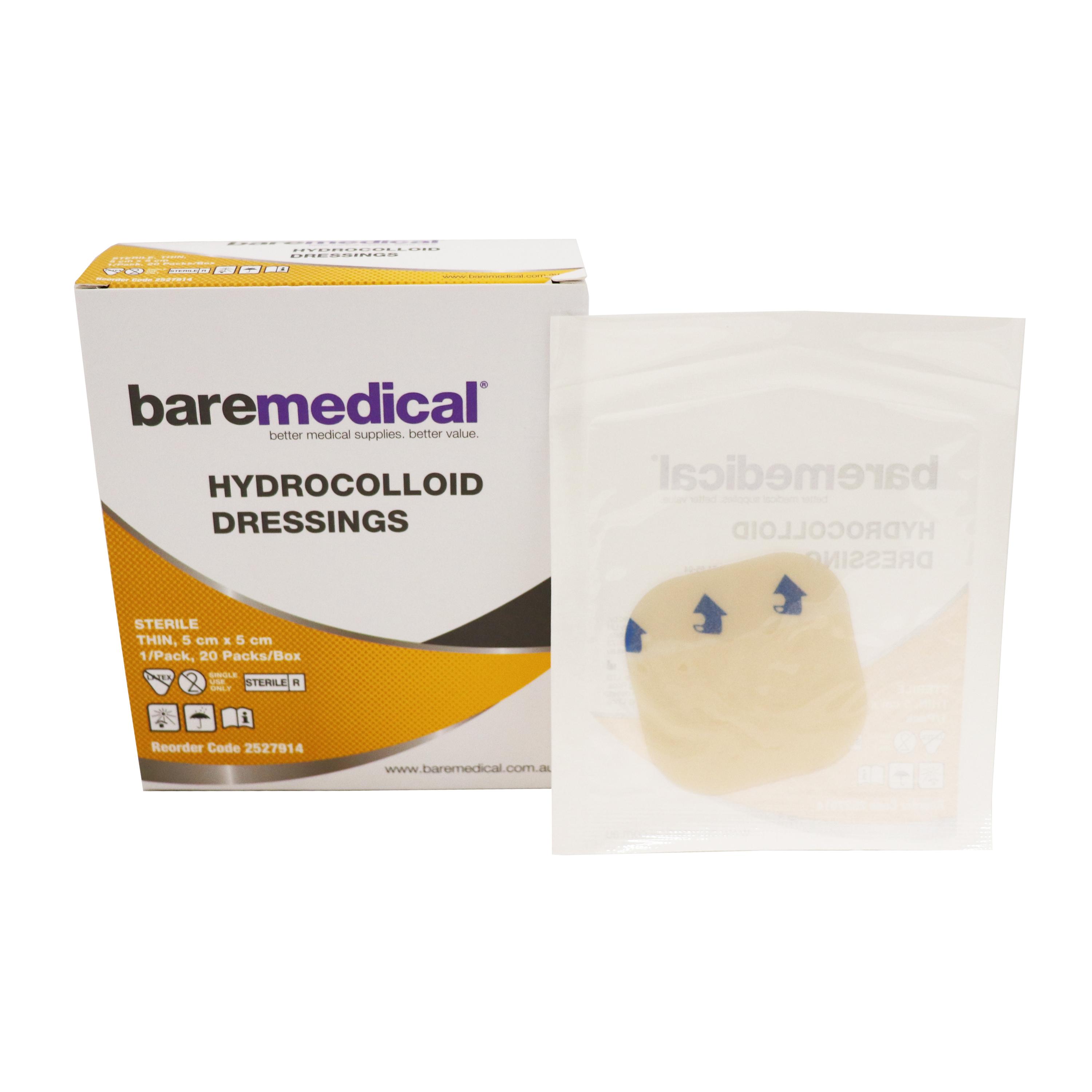 HYDROCOLLOID DRESSING THIN baremedical